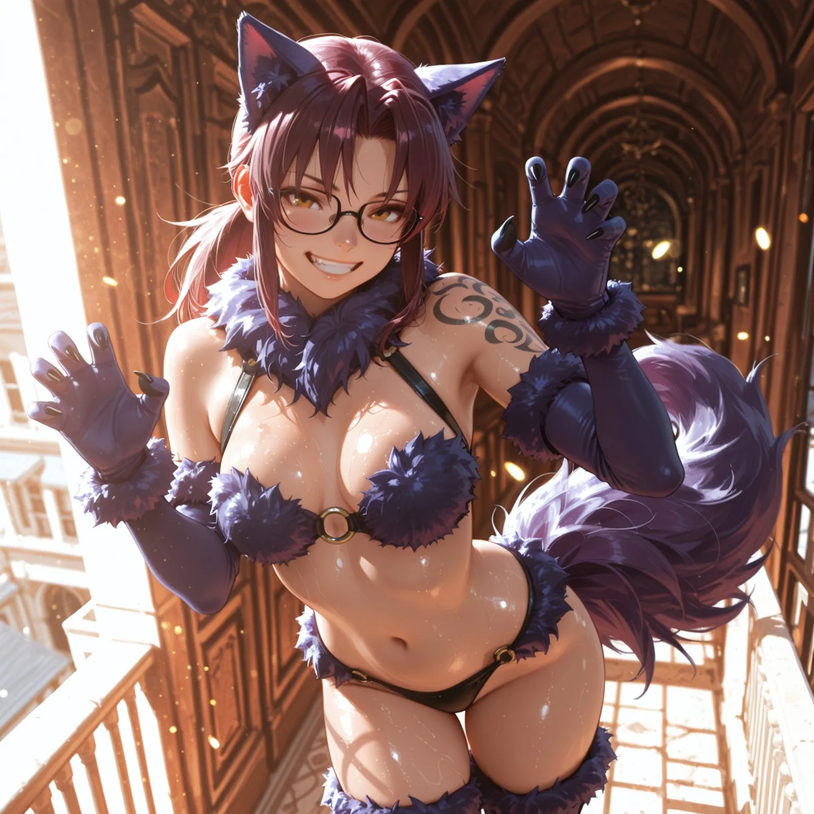 Mash kyrielight (dangerous beast) (cosplay) — artwork by kermixx