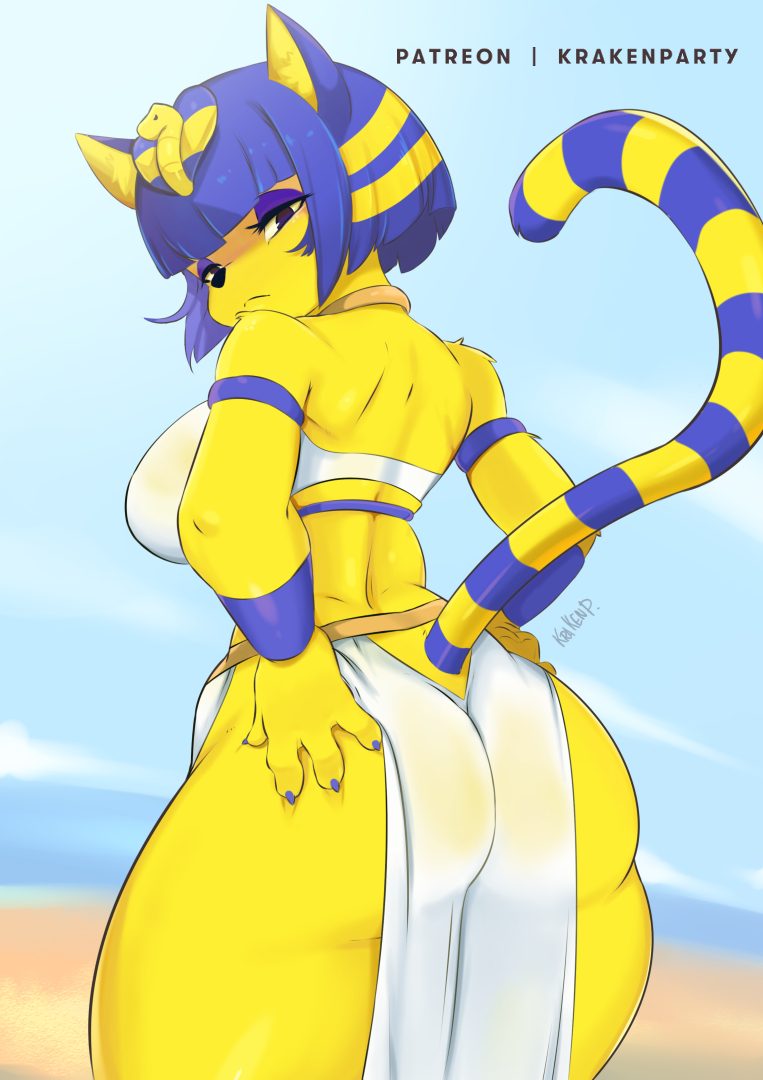 Ankha — artwork by krakenparty