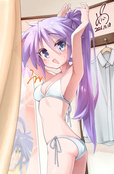 Kagami hiiragi — artwork by artist request