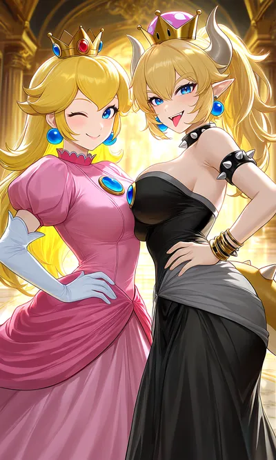 Bowsette — artwork by Celvra_Arts