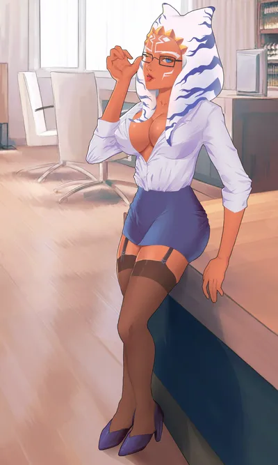 Ahsoka tano - artwork by darkrobbe1