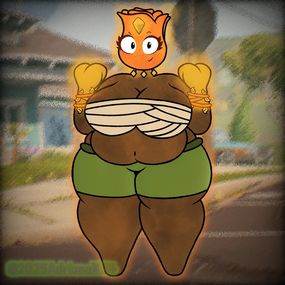 Fire rose (pvz) — artwork by futballing