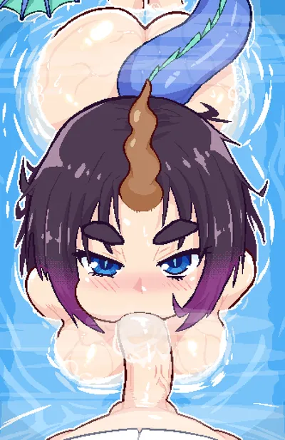 Elma (dragon maid) - artwork by amanewitchy