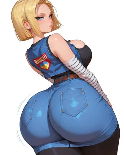 Android 18 — artwork by senpai pixels