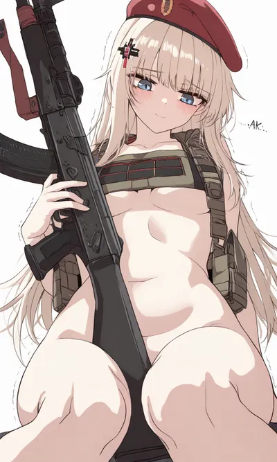 Ak-74m (girls' frontline) — artwork by Wolfy_Howl