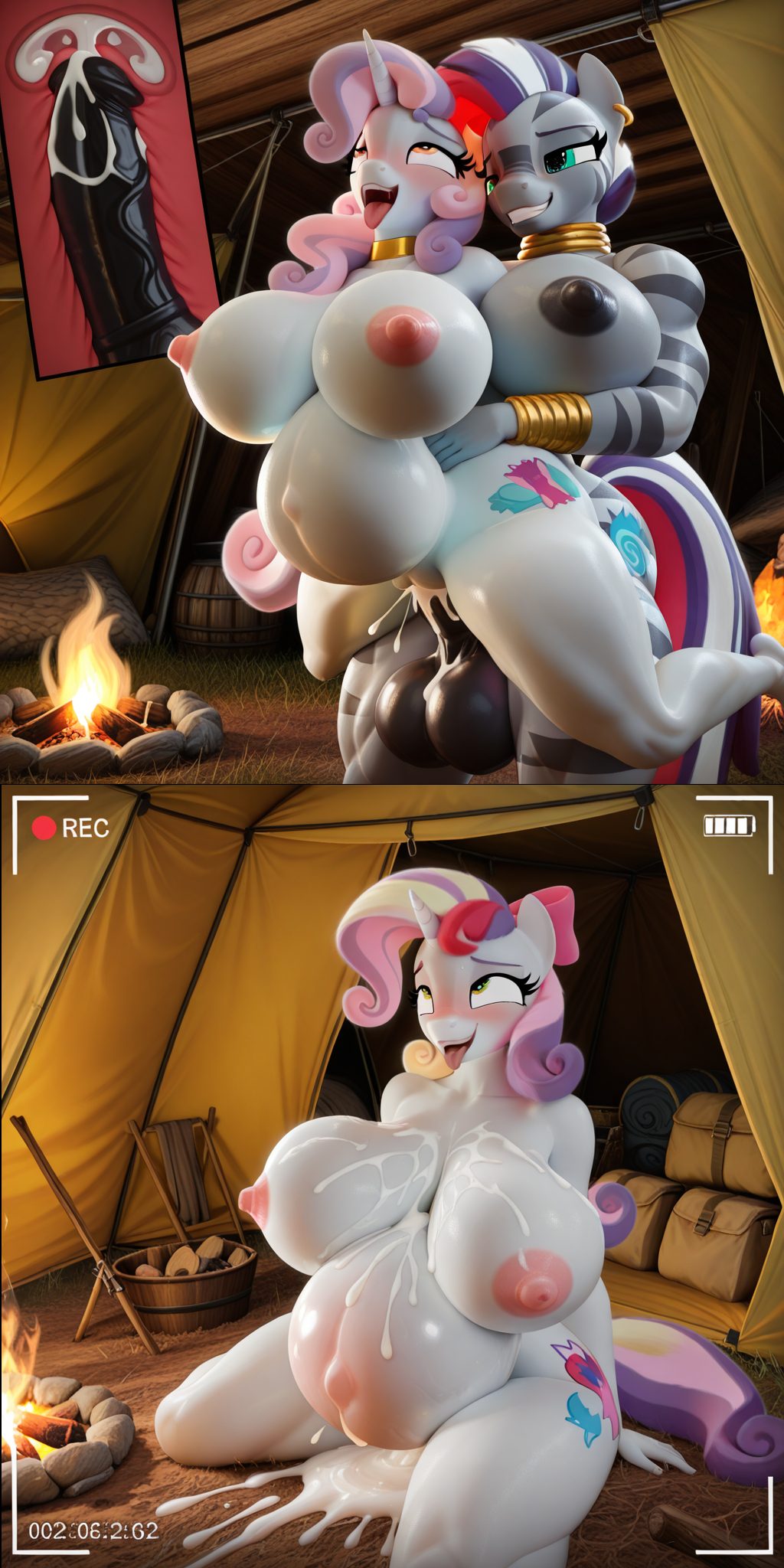 Sweetie belle (mlp) — artwork by silverknight395