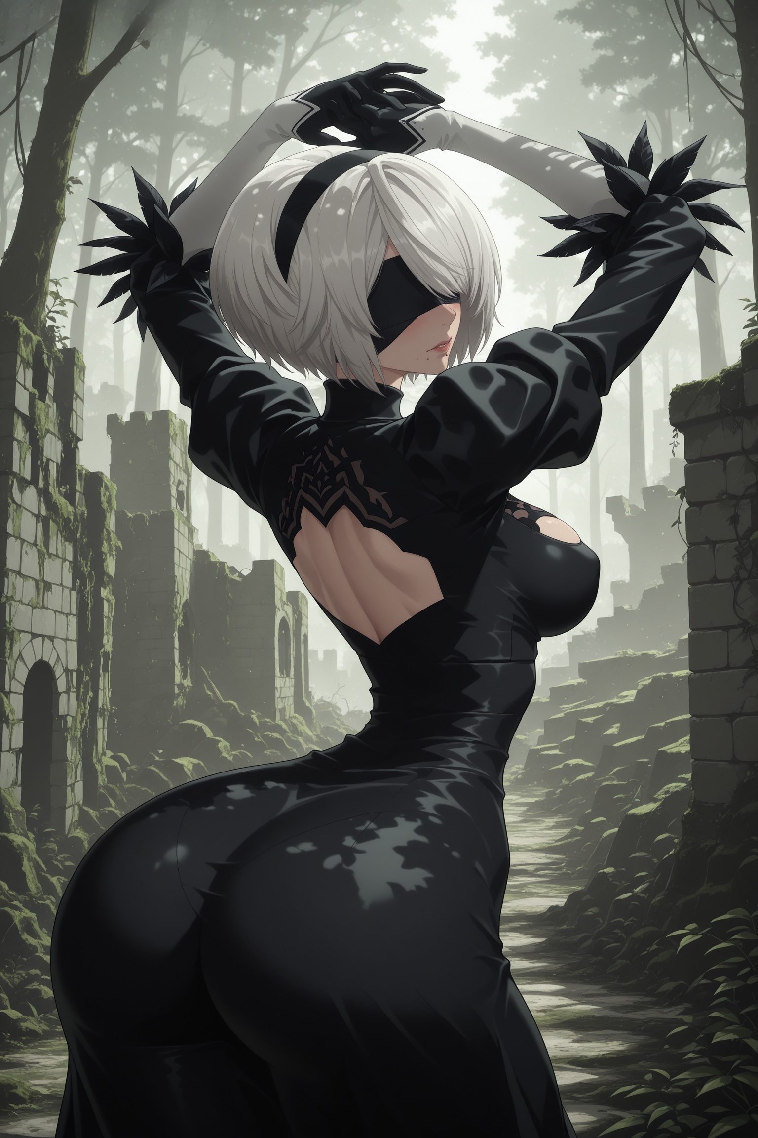 Yorha 2b — artwork by kiraamane