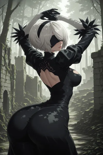 Yorha 2b — artwork by kiraamane