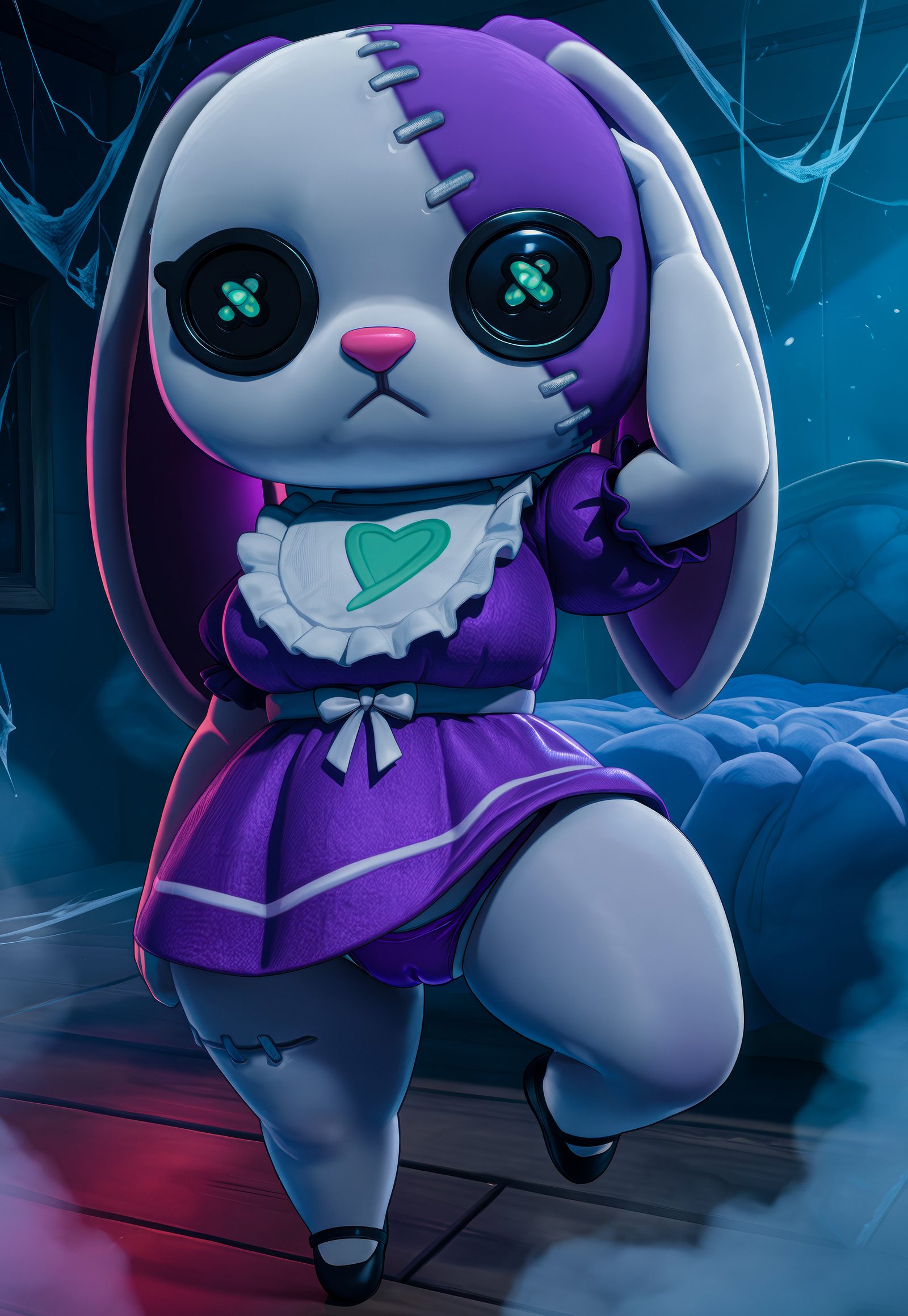 Rowena rabbit (fortnite) — artwork by juiceyarts