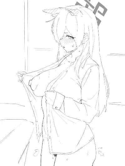 Kanna (blue archive) — artwork by kida eve