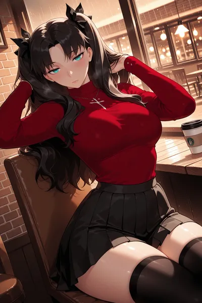 Tohsaka rin — artwork by kiraamane