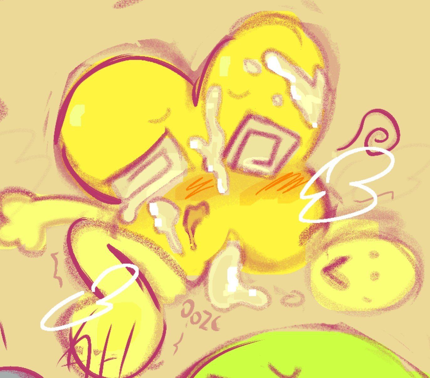 X (bfb) — artwork by bacxxxn