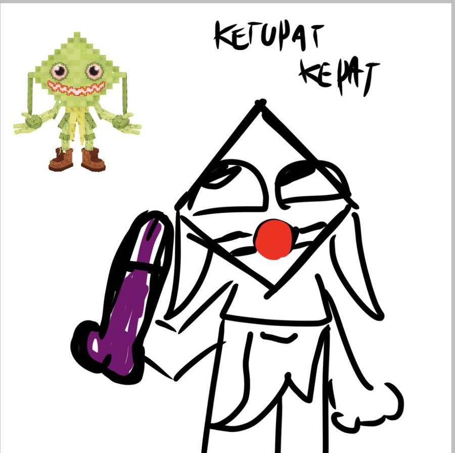 Steal a brainrot - artwork by Helloketupat