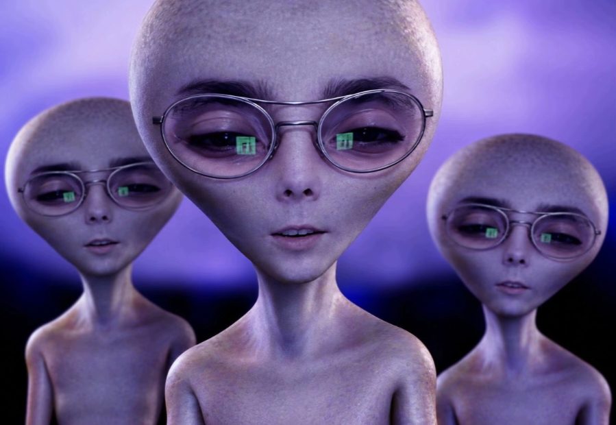 Alien - artwork by Momazoscloud