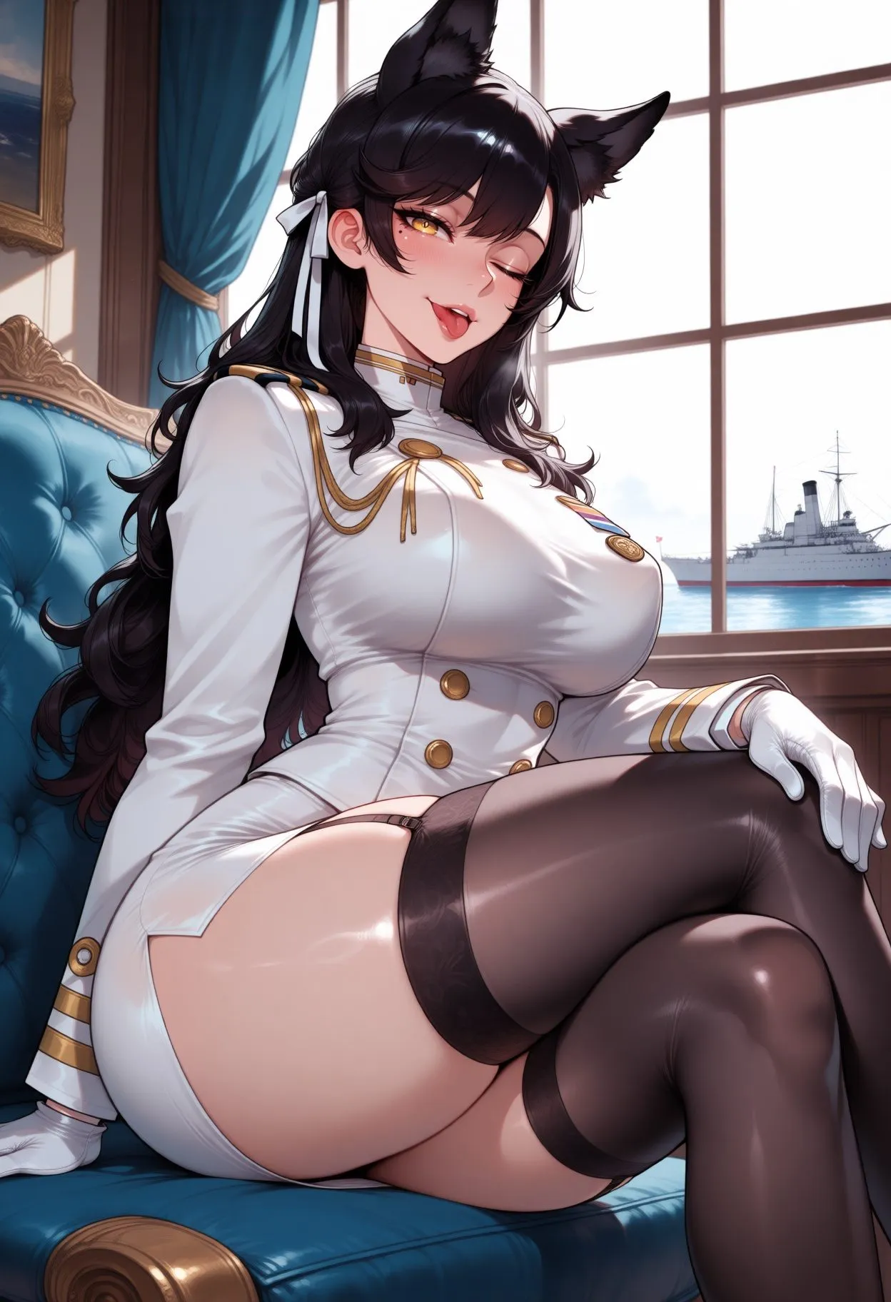 Atago (azur lane) — artwork by BlazeBeauty