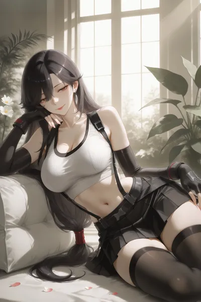 Tifa lockhart — artwork by animevixens