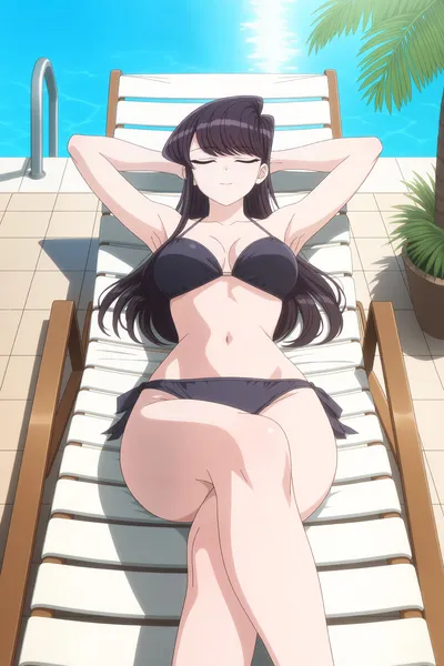 Komi shouko — artwork by lewdtopia