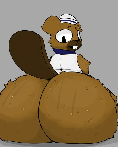 Bucky beaver — artwork by sparkothefailure