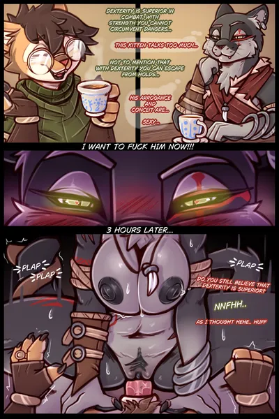 Anthro, bodily fluids — artwork by atane27