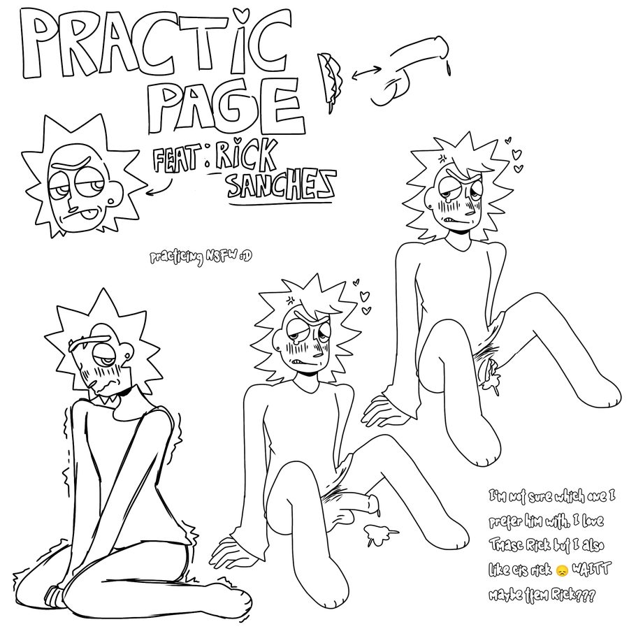 Rick sanchez - artwork by Sillyeilyvex