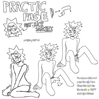 Rick sanchez - artwork by Sillyeilyvex