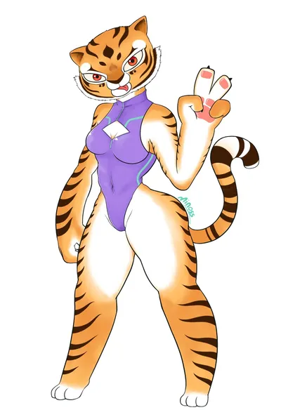 Tigress (kung fu panda) — artwork by leesin209