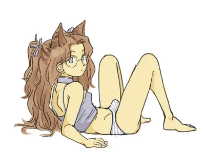 1girls, barefoot — artwork by nemouti