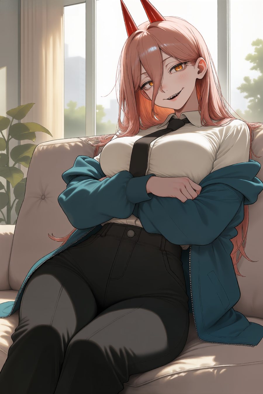 Power (chainsaw man) — artwork by waifuempire