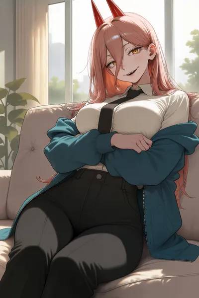 Power (chainsaw man) — artwork by waifuempire