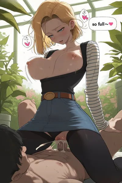Android 18 — artwork by waifuempire