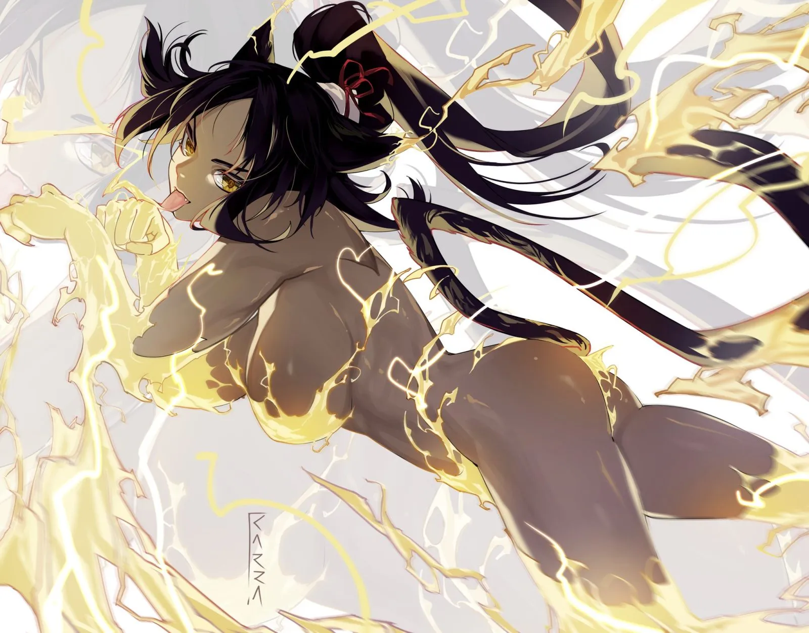 Yoruichi shihouin — artwork by karra art