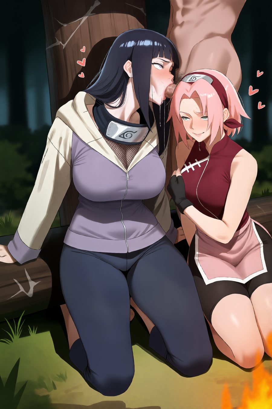 Hyuuga hinata - artwork by infinitewaifus