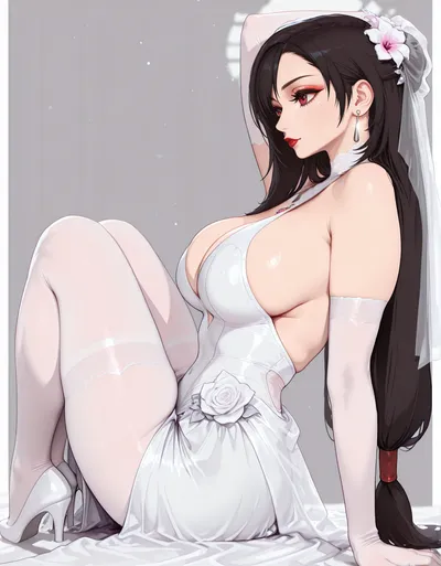 Tifa lockhart — artwork by cocoatoon