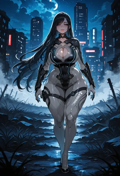Raven (stellar blade) — artwork by miyuai