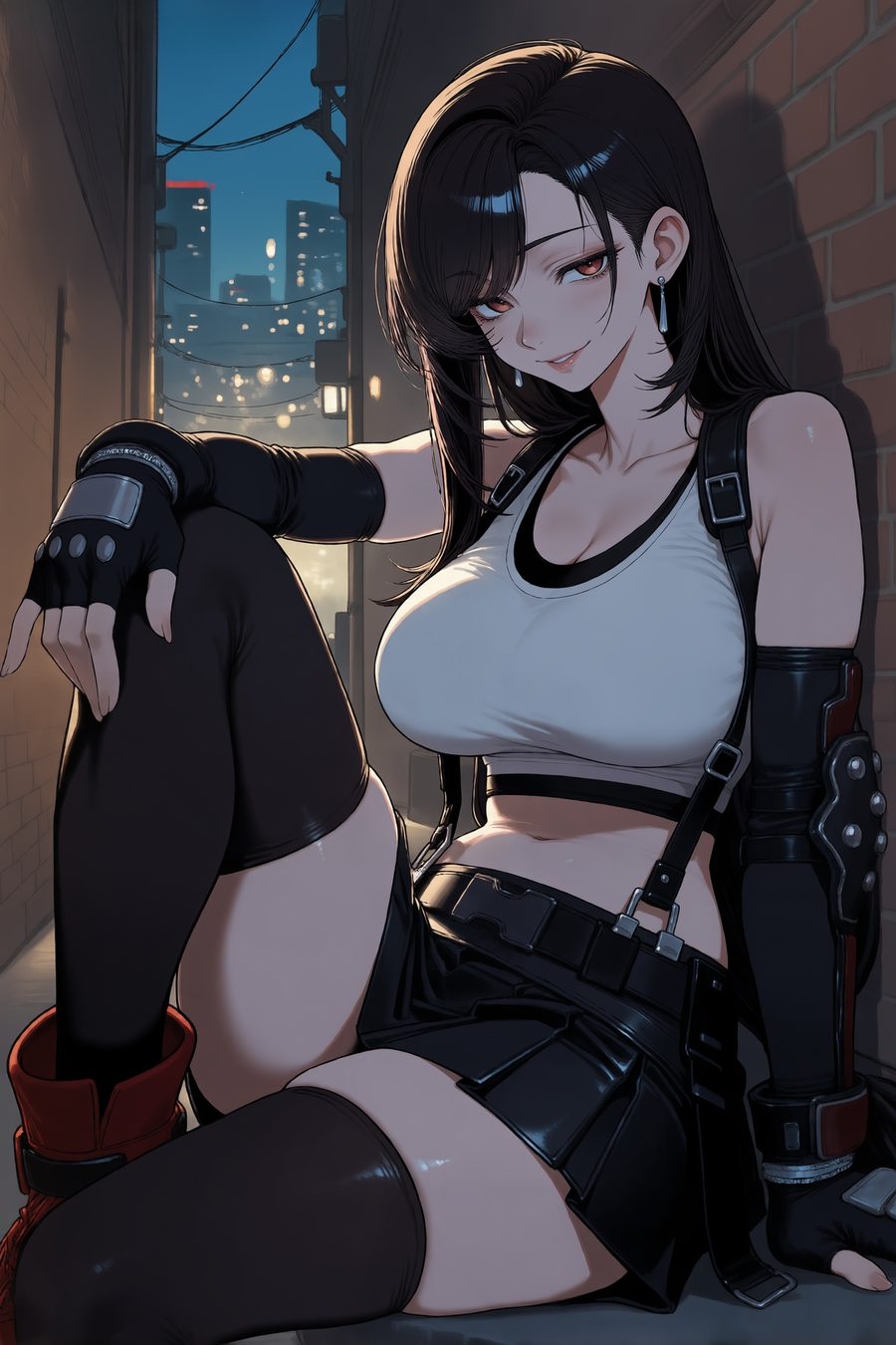 Tifa lockhart — artwork by waifuempire