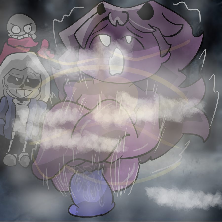 Dust sans — artwork by nullatheartist