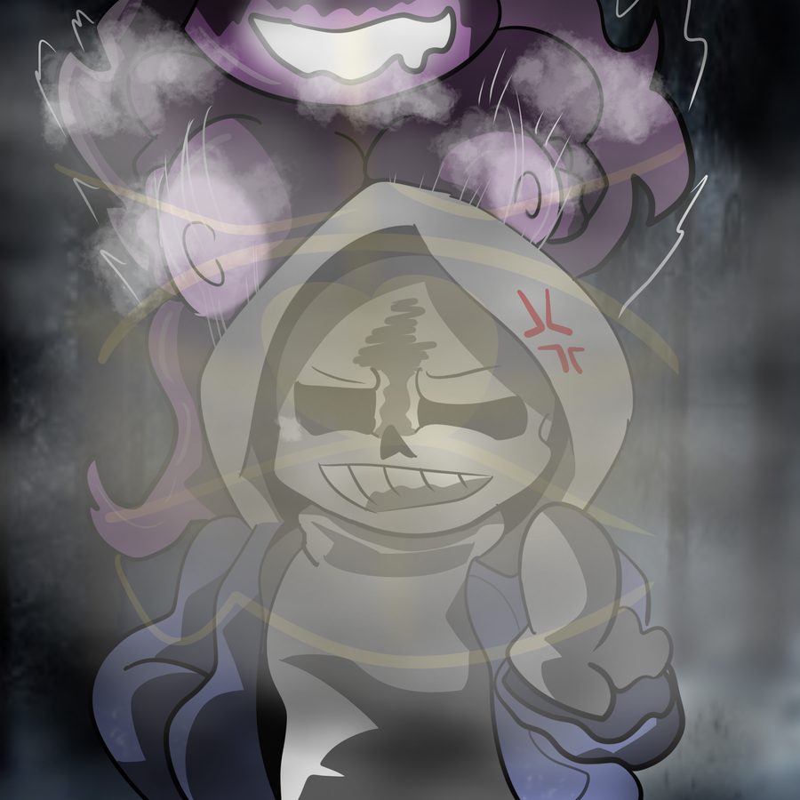 Dust sans — artwork by nullatheartist