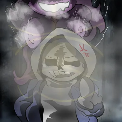 Dust sans — artwork by nullatheartist