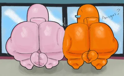 Orange (among us) — artwork by pawenthusiast7