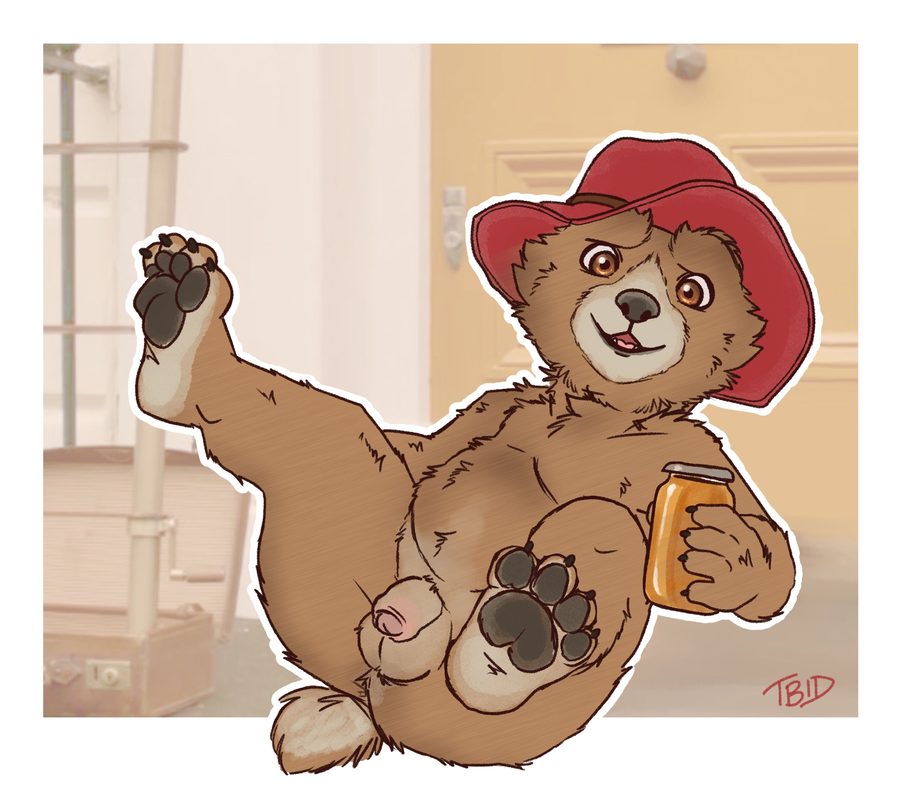 Paddington bear - artwork by tbid