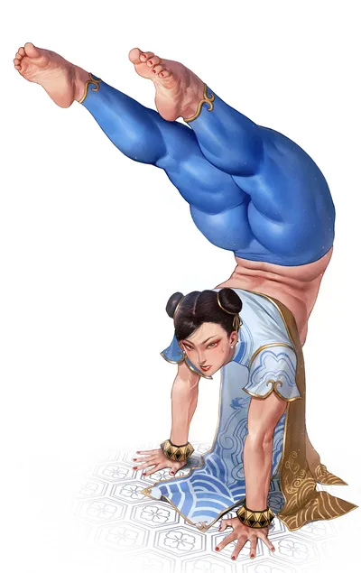 Chun-li - artwork by Tangable