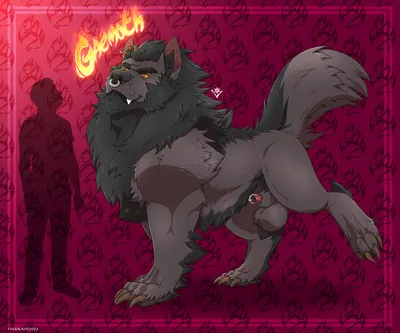 1boy, animal genitalia - artwork by astropower59