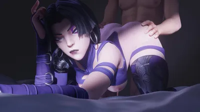 Psylocke — artwork by shibarademu