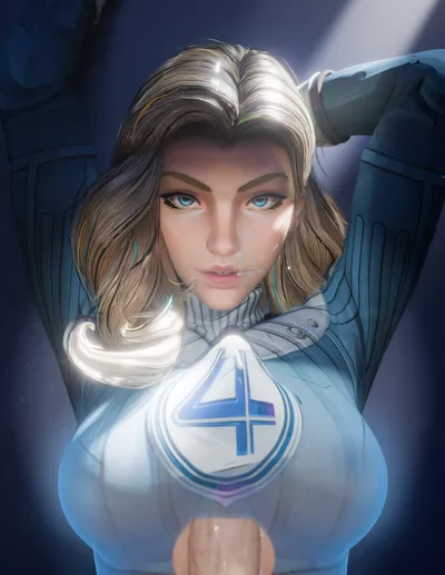 Invisible woman — artwork by shibarademu