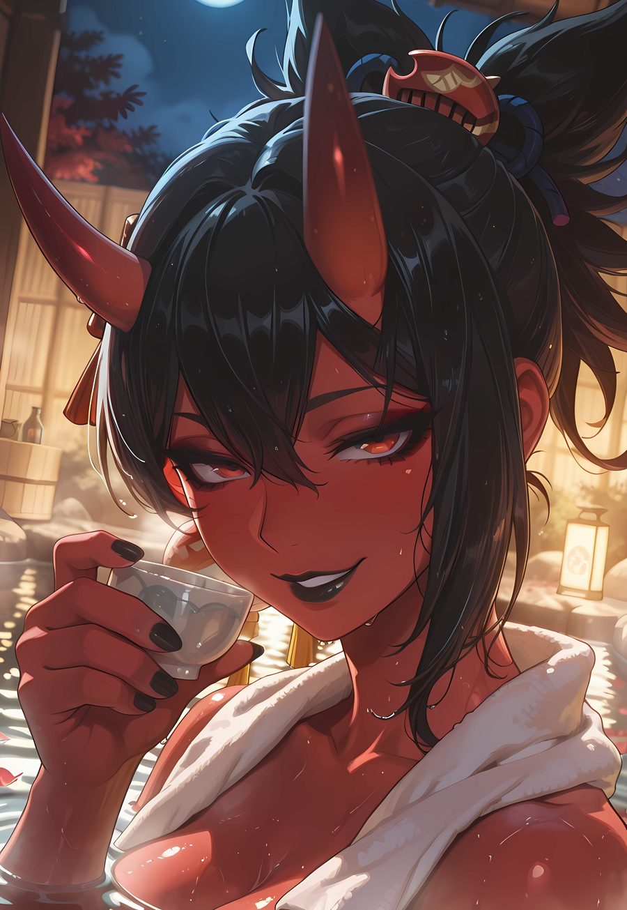 Yoimiya (genshin impact) — artwork by Malakbael