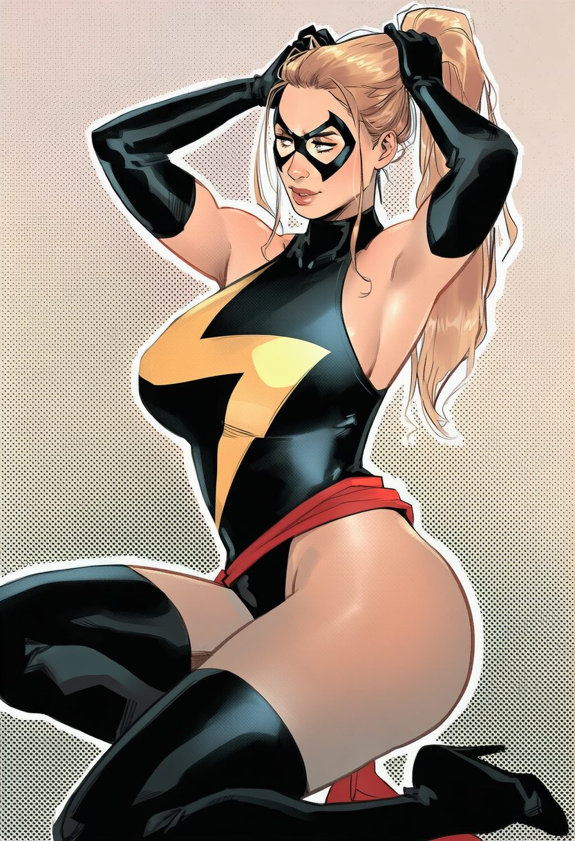 Captain marvel — artwork by phophopho