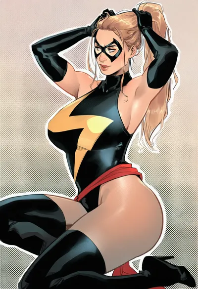 Captain marvel — artwork by phophopho