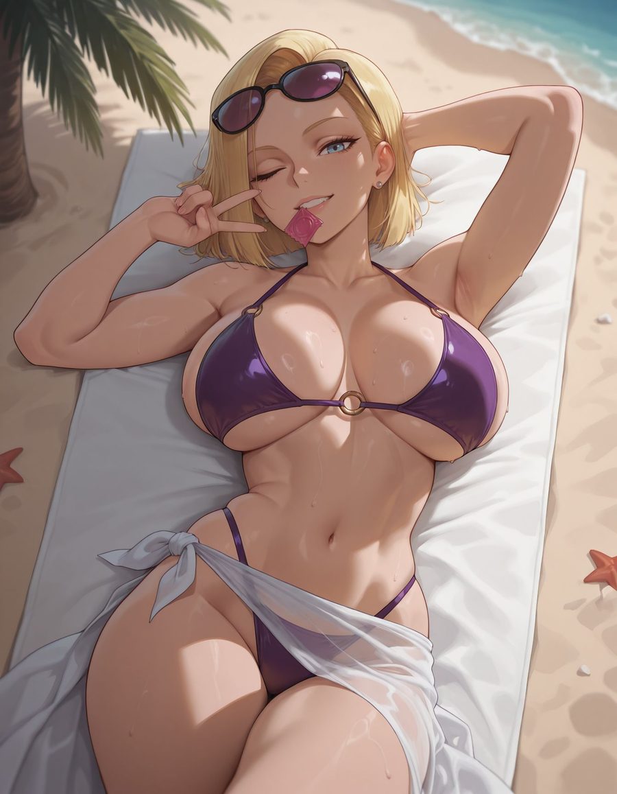 Android 18 — artwork by kaeliiin