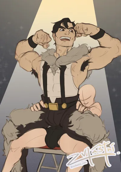 Beowulf (skullgirls) — artwork by astropower59