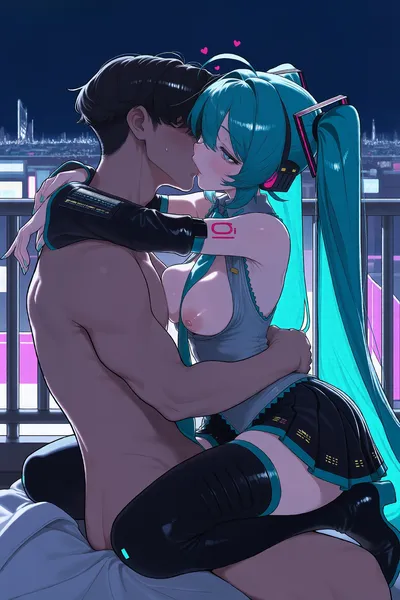 Hatsune miku — artwork by waifuempire